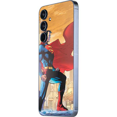 DC Comics Superman For Tomorrow Cover Art by Jim Lee Galaxy A55 5G Skin